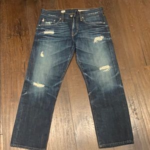 🔥 AG Adriano Goldschmied Ex Boyfriend Crop Sz 27